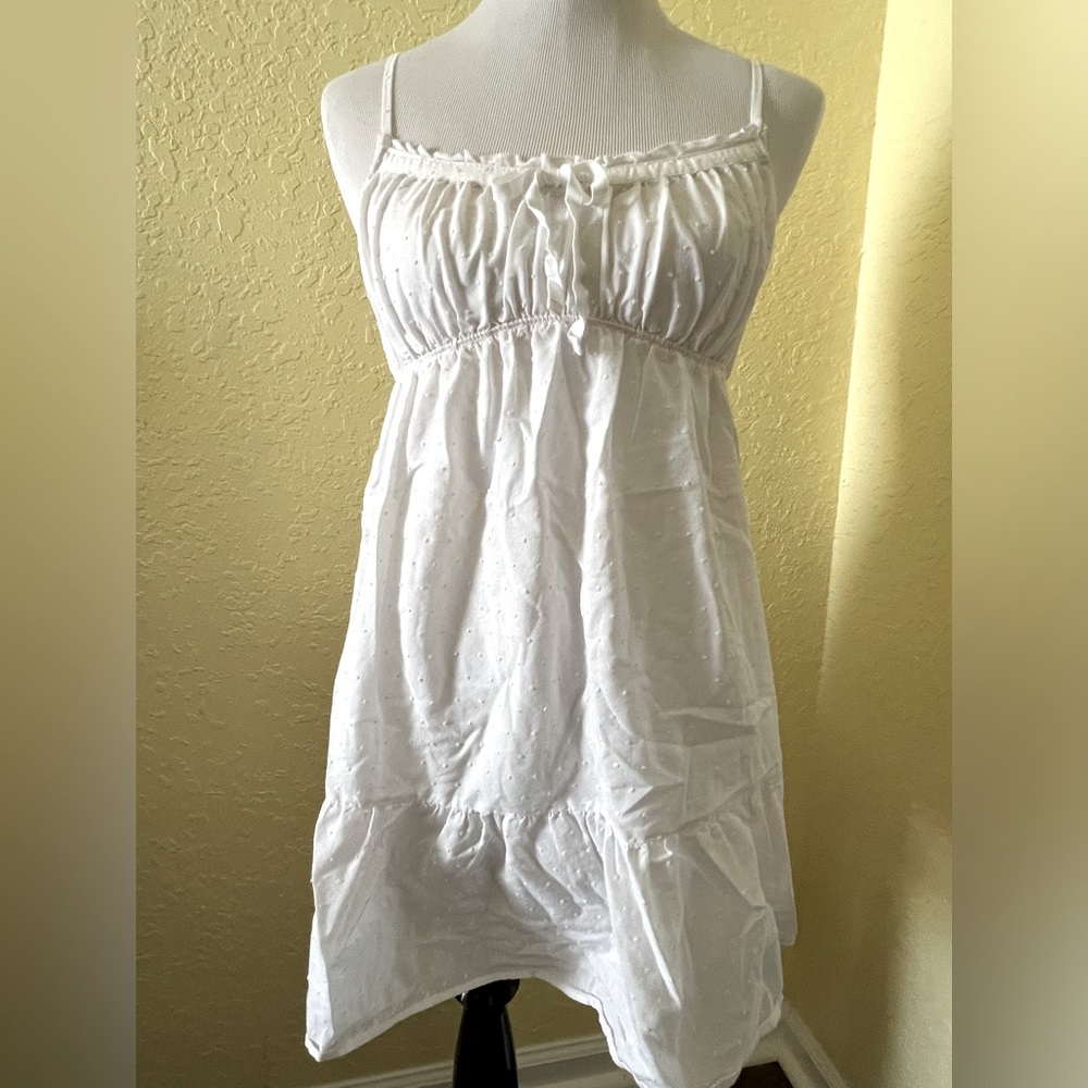Vintage Victorias Secret White Cotton Nightie